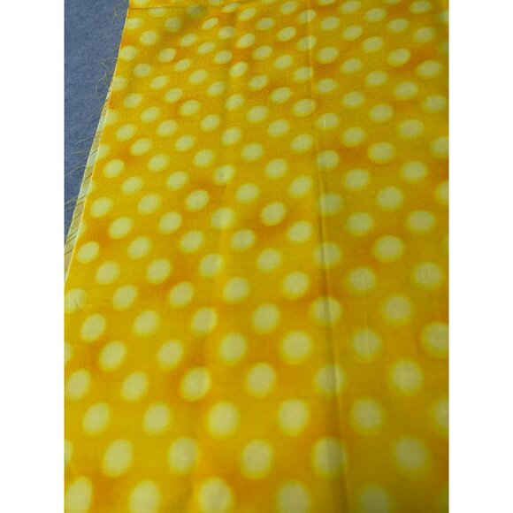 Yellow Polka Dot Fabric 18x22" Quilting Cotton By Moda Fabrics - Picture 3 of 8